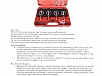 Dha brandstofzuiger carburateur synchronizer tool - afbeelding 5 van  5