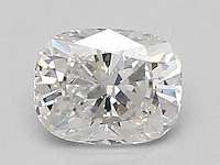 Diamant - cushion 5.14 ct - e/vs2 (hrd gecertificeerd) - afbeelding 1 van  4
