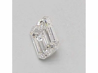Diamant - emerald 1.00 ct - d/vs2 (hrd gecertificeerd) - afbeelding 2 van  4