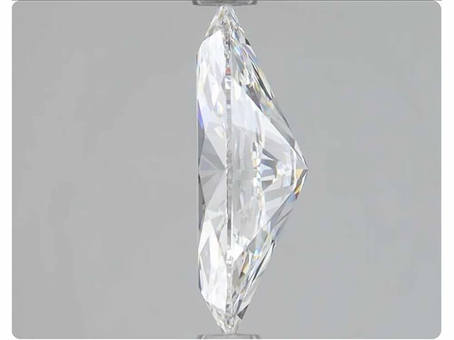Diamant - marquise 1.03 ct - d/vvs2 (hrd gecertificeerd) - afbeelding 2 van  3