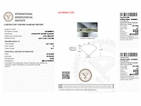 Diamant - oval 0.87 ct - d/vs1 (igi gecertificeerd) - afbeelding 4 van  4