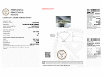 Diamant - pear 0.54 ct - d/vs1 (igi gecertificeerd) - afbeelding 4 van  4