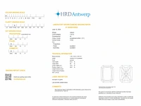 Diamant - radiant 1.02 ct - d/vvs2 (hrd gecertificeerd) - afbeelding 4 van  4