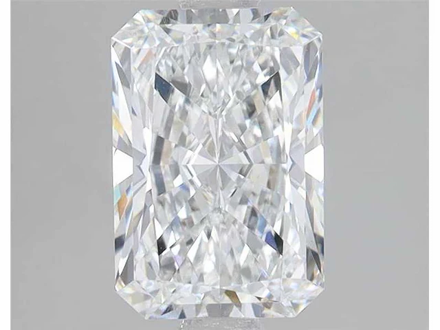 Diamant - radiant 4.02 ct - d/vvs2 (hrd gecertificeerd) - afbeelding 1 van  4
