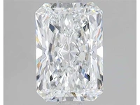 Diamant - radiant 4.02 ct - d/vvs2 (hrd gecertificeerd) - afbeelding 1 van  4