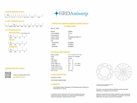 Diamant - round 0.53 ct - e/vvs2 (hrd gecertificeerd) - afbeelding 4 van  4
