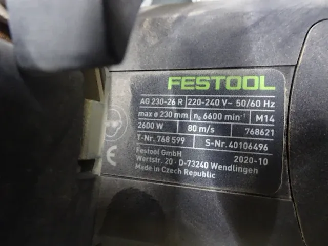 Diamant doorslijpmachine festool - afbeelding 4 van  4