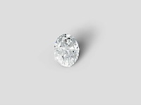 Diamant-ovale vorm 1,03 ct - speciaal exclusief wise certifiate e vs1 - afbeelding 1 van  4