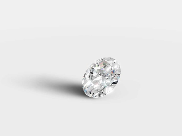 Diamant-ovale vorm 1cts - igi-gecertificeerd d vs - afbeelding 2 van  5