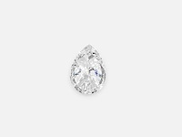 Diamant-pear cut 2 ct's - igi gecertificeerd f vs2 - afbeelding 4 van  5