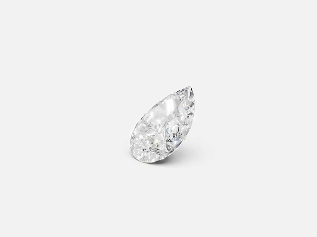 Diamant-pear cut 2 ct's - igi gecertificeerd f vs2 - afbeelding 5 van  5
