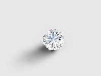 Diamant-rond 4 cts - igi gecertificeerd e vvs - afbeelding 1 van  7