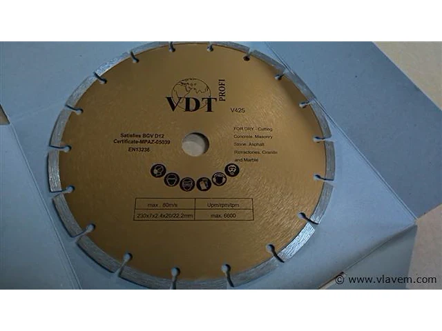 Diamant slijpschijf 230mm - afbeelding 1 van  6