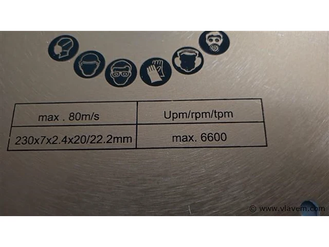 Diamant slijpschijf 230mm - afbeelding 2 van  6