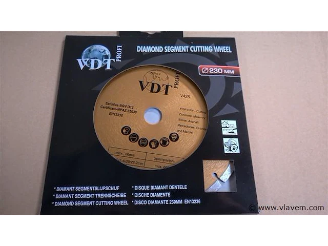 Diamant slijpschijf 230mm - afbeelding 5 van  6