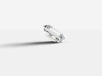 Diamant-smaragd vorm 1cts - igi gecertificeerd d vs - afbeelding 3 van  5