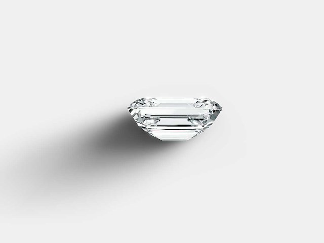 Diamant-smaragdvorm 1cts - igi-gecertificeerd e vs - afbeelding 4 van  5