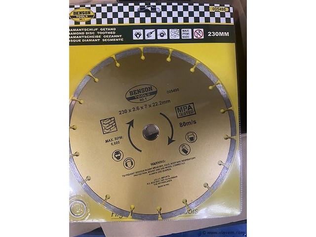 Diamantschijf 230mm - afbeelding 1 van  2