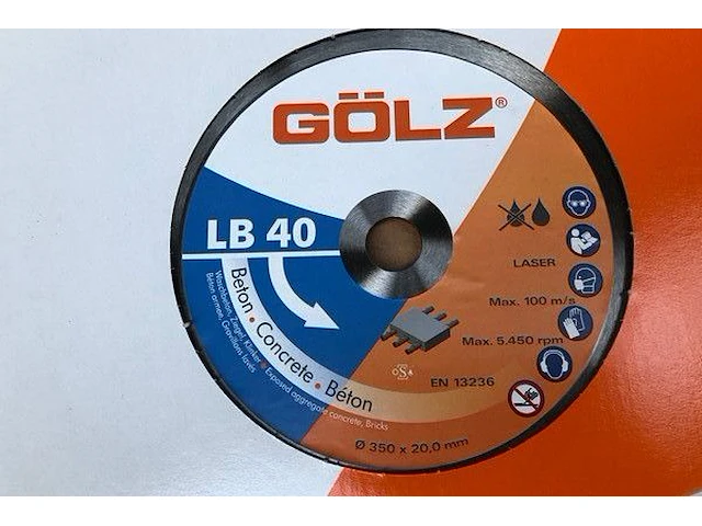 Diamantschijf + betonschijven golz - afbeelding 5 van  6