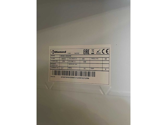 Diamond - drink 38ss - barkoeling - afbeelding 4 van  5