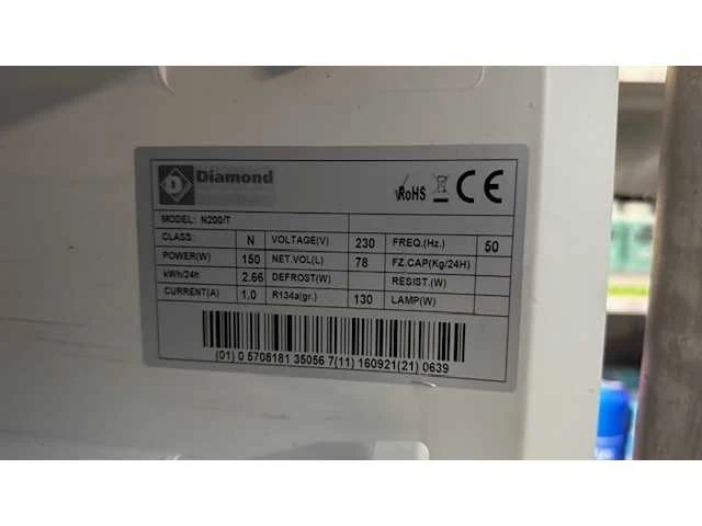 Diamond - n200/t - congelateur - frigorifique - afbeelding 2 van  2