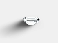 Diamond-emerald shape 1 cts - igi gecertificeerd e vvs - afbeelding 4 van  5