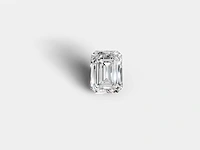 Diamond-emerald shape 1cts d vs1 - afbeelding 1 van  5