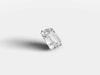 Diamond-emerald shape 1cts d vs1 - afbeelding 2 van  5