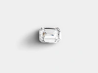 Diamond-emerald shape 1cts d vs1 - afbeelding 4 van  5
