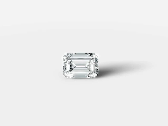 Diamond-emerald shape 1cts e vs1 - afbeelding 1 van  5