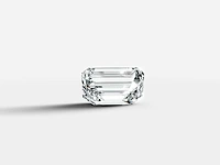 Diamond-emerald shape 1cts e vs1 - afbeelding 3 van  5