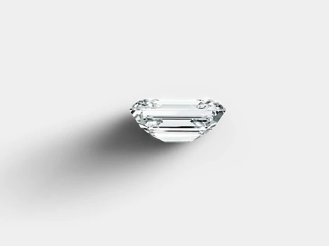Diamond-emerald shape 1cts e vs1 - afbeelding 4 van  5