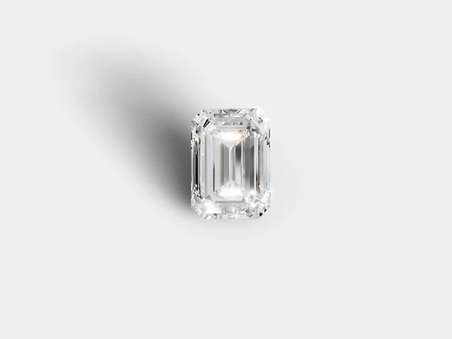 Diamond-emerald shape 1cts f vs1 - afbeelding 1 van  5