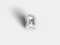 Diamond-emerald shape 1cts f vs1 - afbeelding 1 van  5