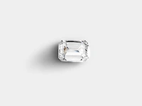 Diamond-emerald shape 1cts f vs1 - afbeelding 4 van  5