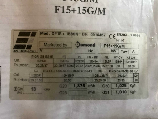 Diamond f15+15g/m mobiele friteuse - afbeelding 6 van  14