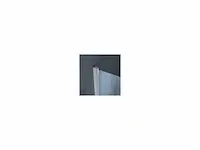 Diamond line - miami - douchedeur 90cm - chroom - vouwdeur - antikalk - helder glas - 8mm veiligheidsglas - afbeelding 3 van  6