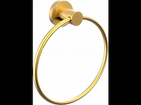 Diamond line rondo - handdoekring - hangend - goud - afbeelding 2 van  2