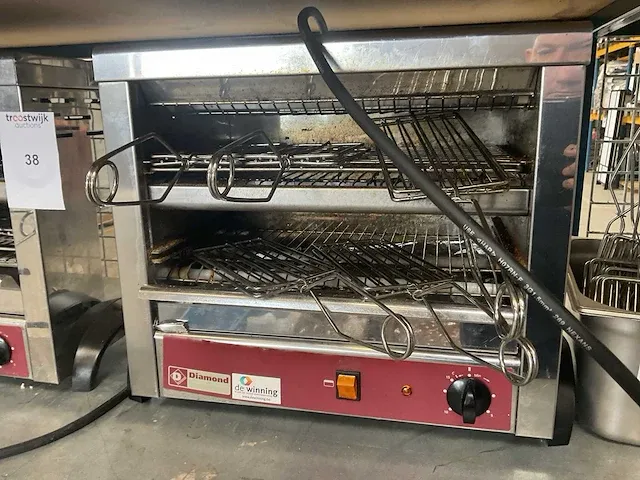 Diamond m6 tost grill (2x) - afbeelding 4 van  5