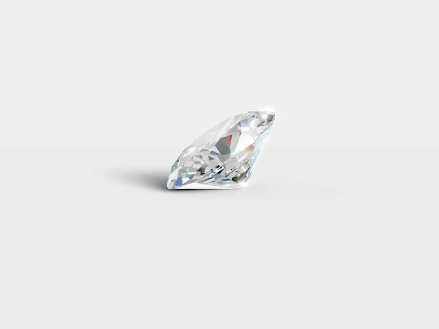 Diamond-oval shape 1 cts d vvs - afbeelding 3 van  5