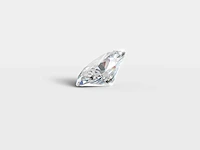 Diamond-oval shape 1 cts d vvs - afbeelding 3 van  5