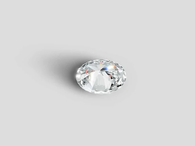 Diamond-oval shape 1 cts e vvs - afbeelding 2 van  5