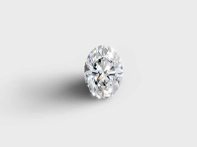 Diamond-oval shape 1cts d vs2 - afbeelding 1 van  5