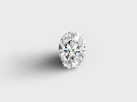 Diamond-oval shape 1cts d vs2 - afbeelding 1 van  5