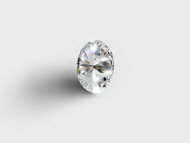 Diamond-oval shape 1cts d vs2 - afbeelding 4 van  5