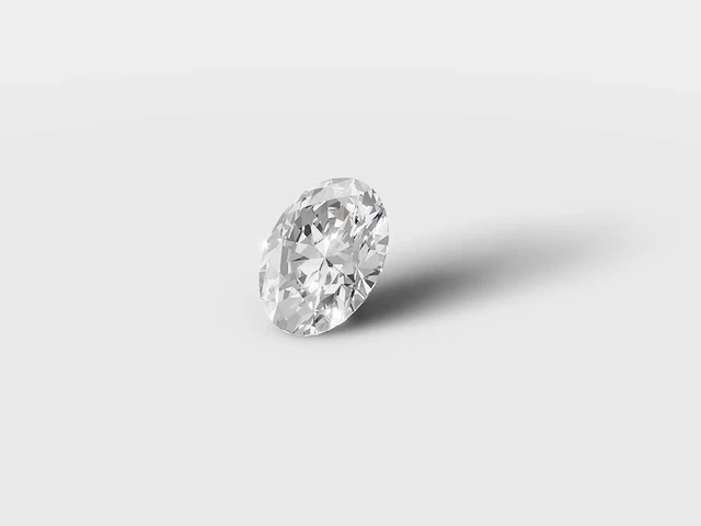 Diamond-oval shape 1cts f vs2 - afbeelding 2 van  5