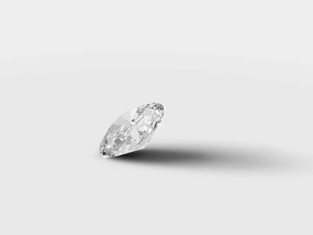 Diamond-oval shape 1cts f vs2 - afbeelding 3 van  5