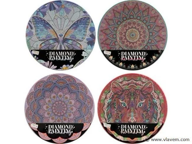 Diamond painting set - 8 delig - afbeelding 1 van  1