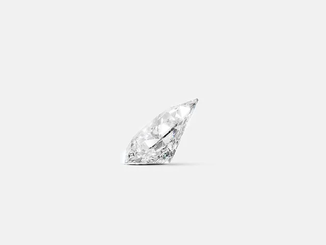 Diamond-pear cut 2 cts f vs2 - afbeelding 3 van  5