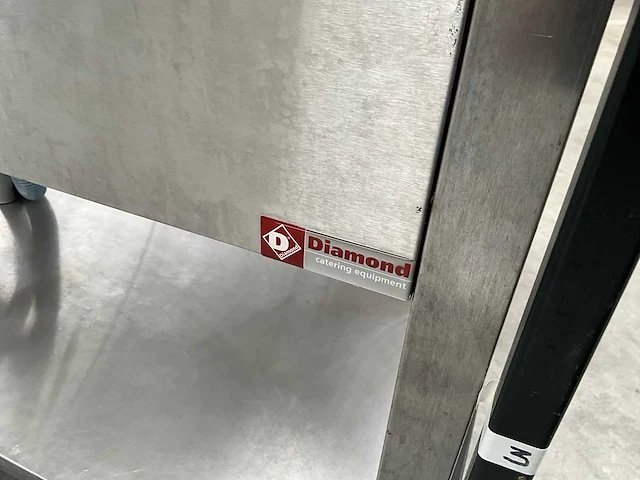 Diamond rvs spoeltafel - afbeelding 6 van  8